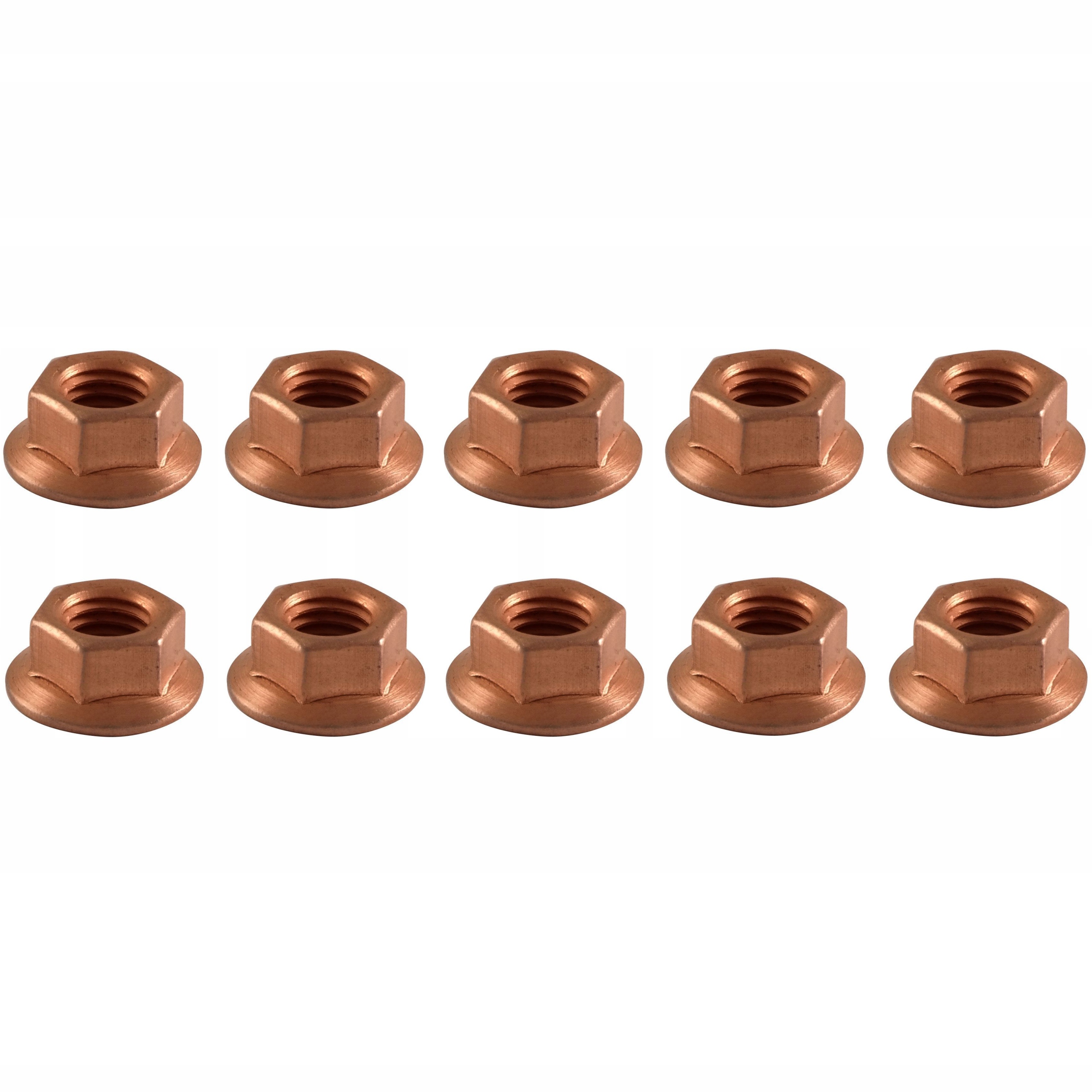 NAKRĘTKI KOLEKTORA WYDECHOWEGO 10 SZT M10 x 1,5