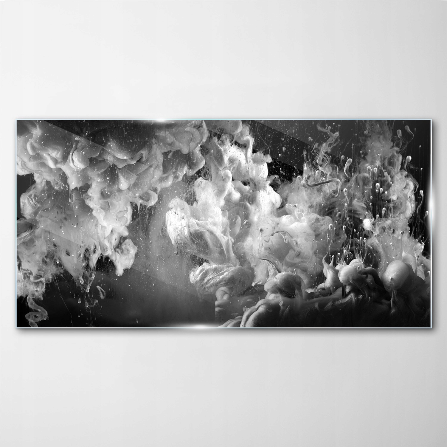 

Foto-obraz szklany Czarno białe chmury 100x50 cm