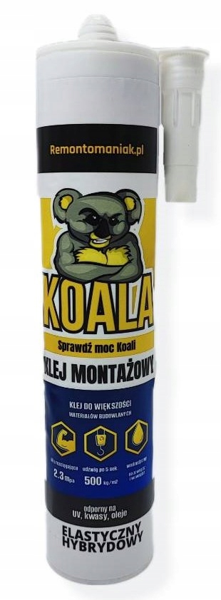 

Koala klej montażowy hybrydowy High Tack 290 ml