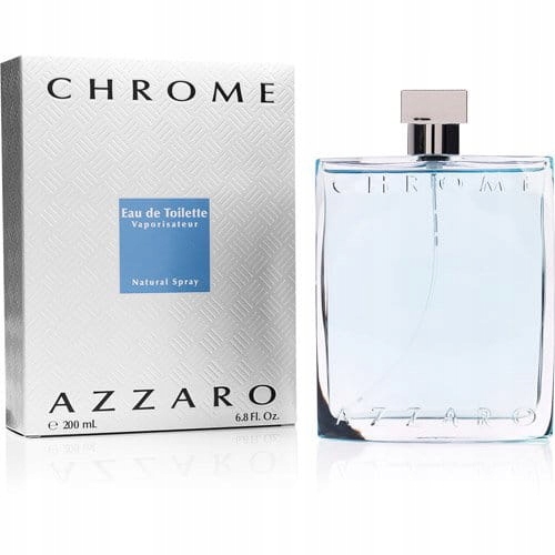Azzaro Chrome 200 ML Toaletní Voda Pro Muže Parfém Pánský