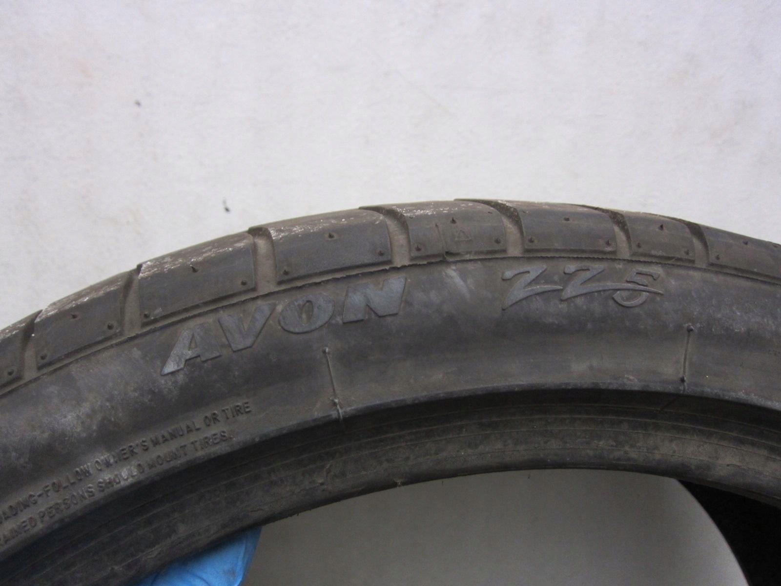 AVON tyre AVON ZZ5 225/40/18 5.37MM 2017R