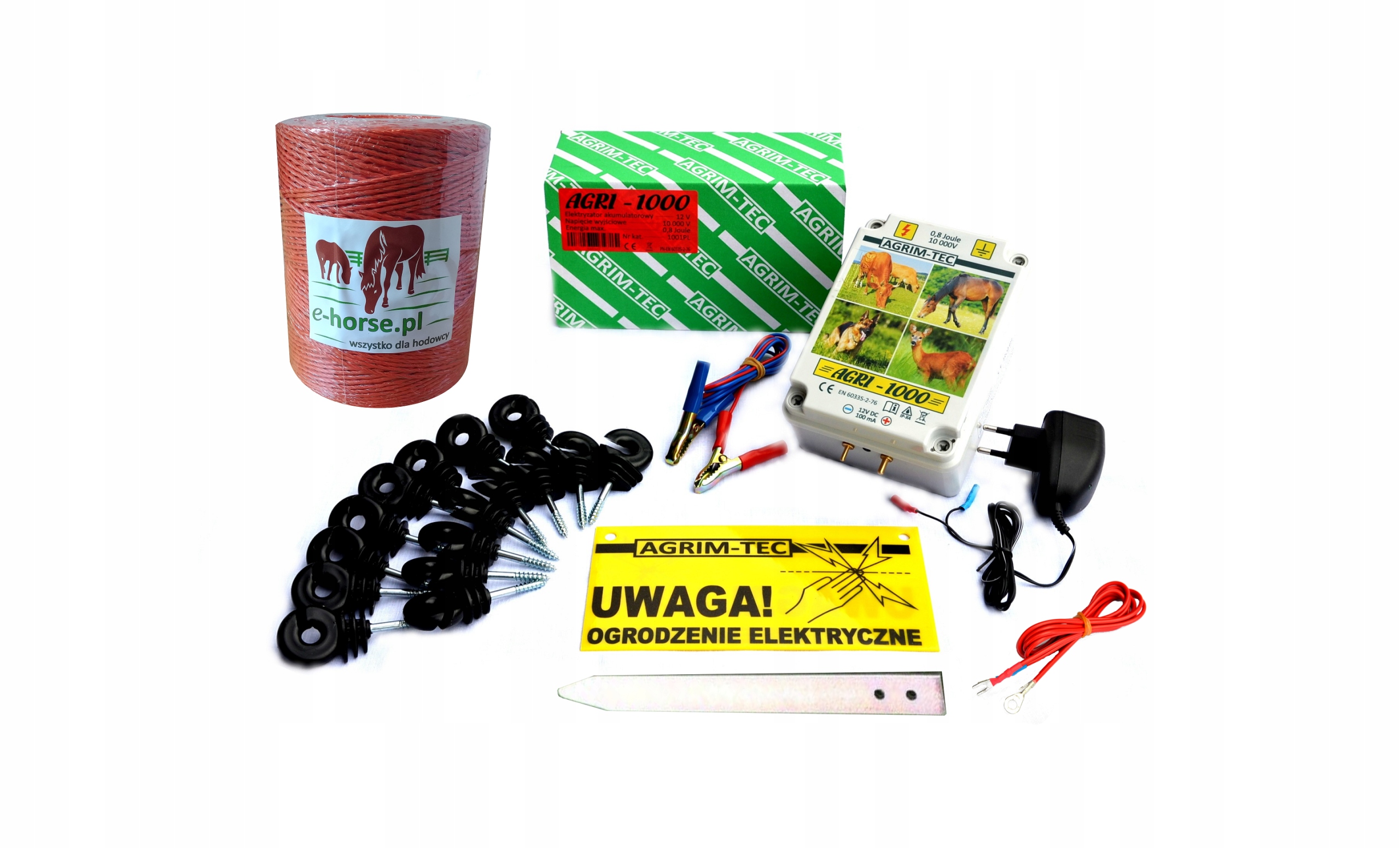 Pastuch zestaw AGRI-1000 107A