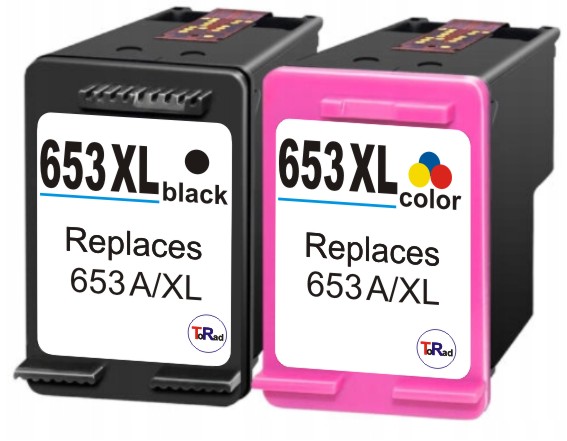 Tusze do Hp 653 XL Deskjet Ink Advantage 1275 2374 2375 2775 2776 6075 6476