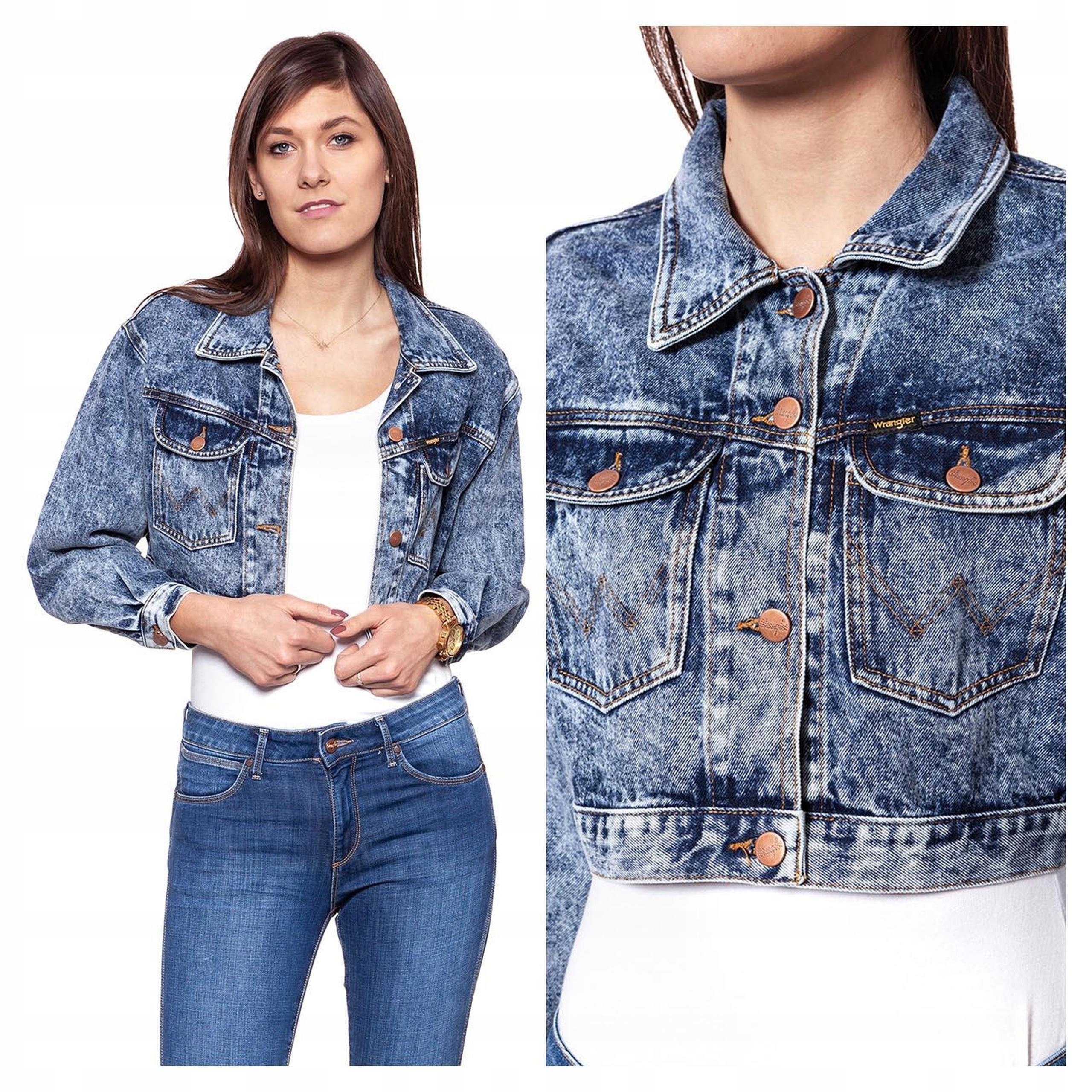 Dámská džínová bunda Wrangler Cropped Jacket M