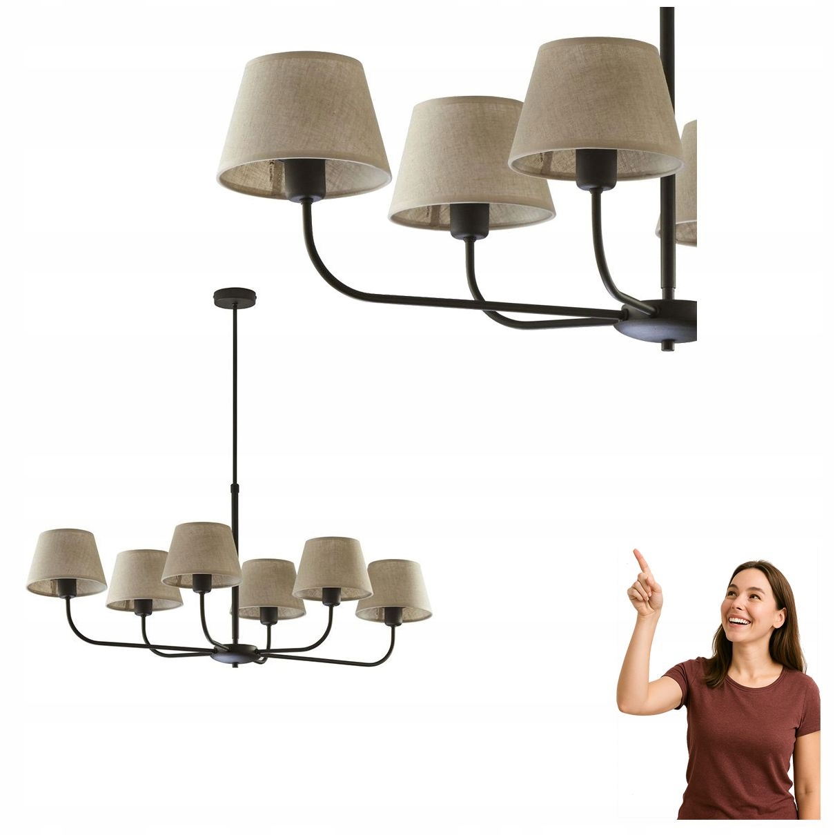 Lustr Chicago Linen 3999 Tk Lighting