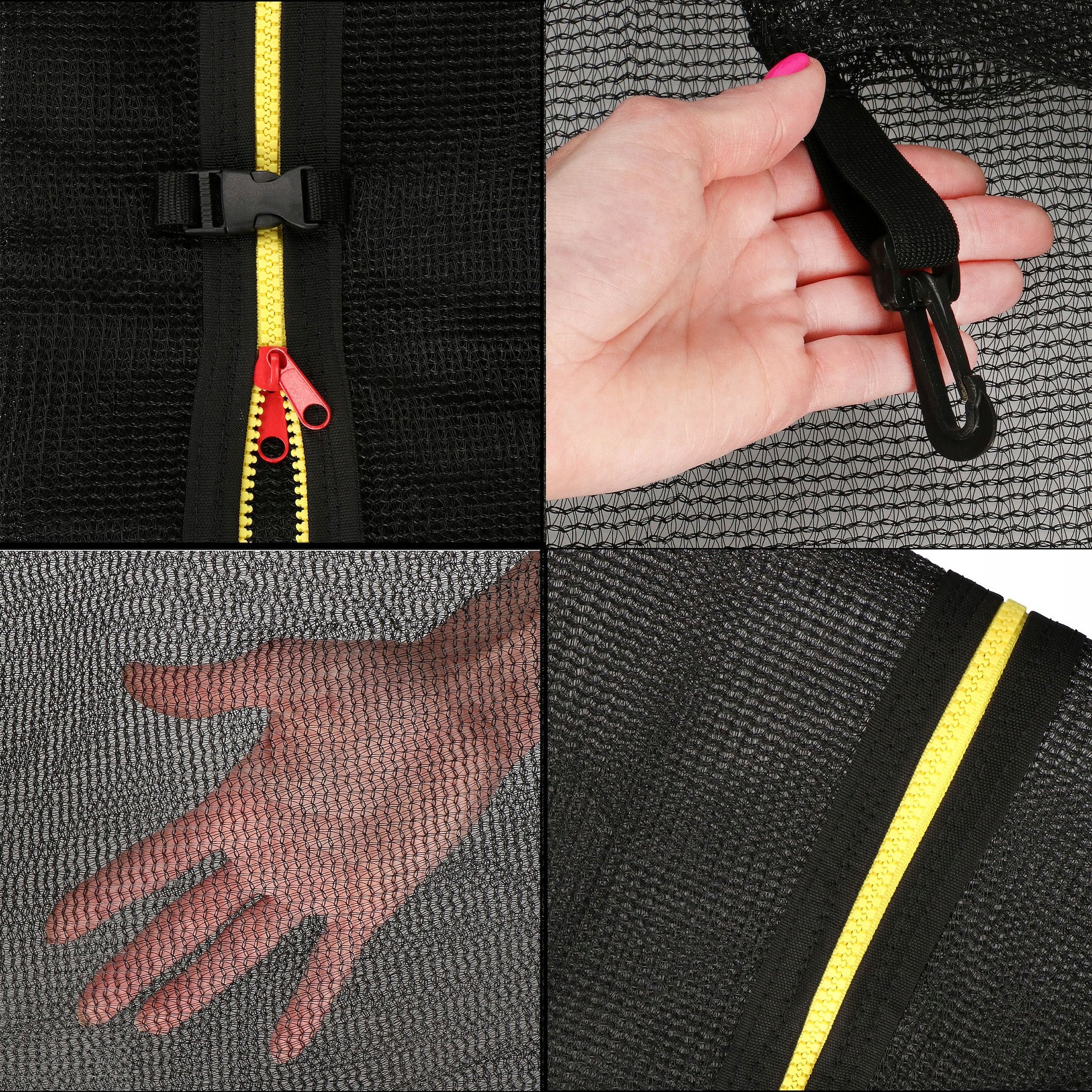 OSŁONA SPRĘŻYN + SIATKA ZEWNĘTRZNA 300-312cm 10FT AKCESORIA DO TRAMPOLINY Certyfikaty, opinie, atesty CE