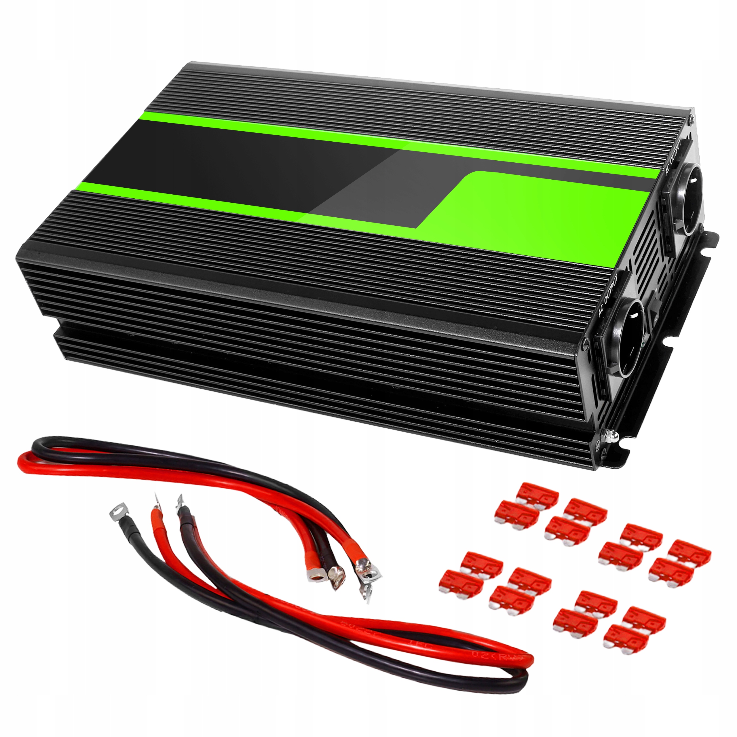 Auto menič Green Cell menič napätia 12V 2000W 4000W USB