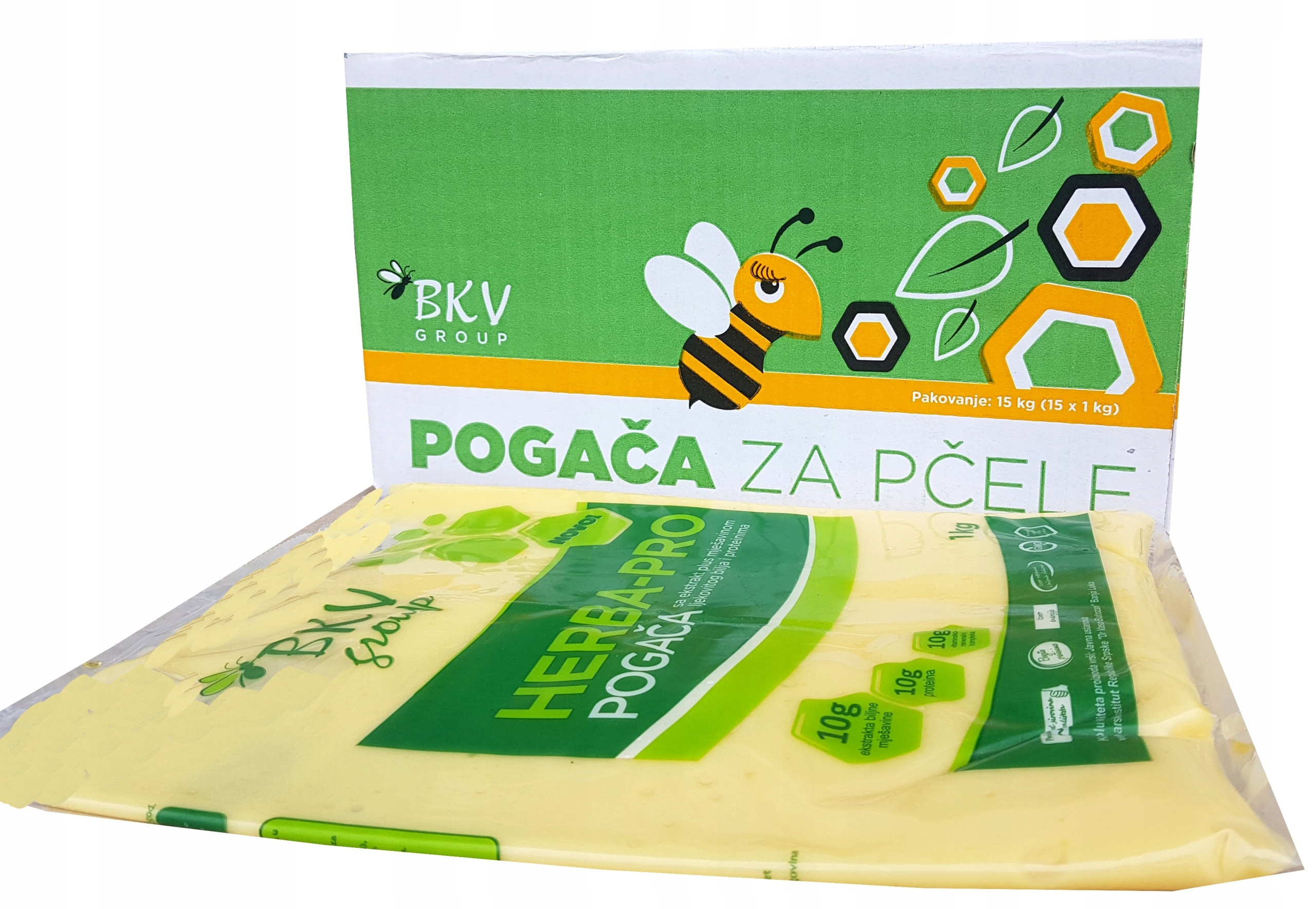 

Bkv z Ziołami ciasto pokarm dla pszczół 15 x 1kg