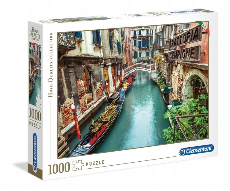 

Puzzle 1000 El Hq Kanał W Wenecji 39458 Clementoni