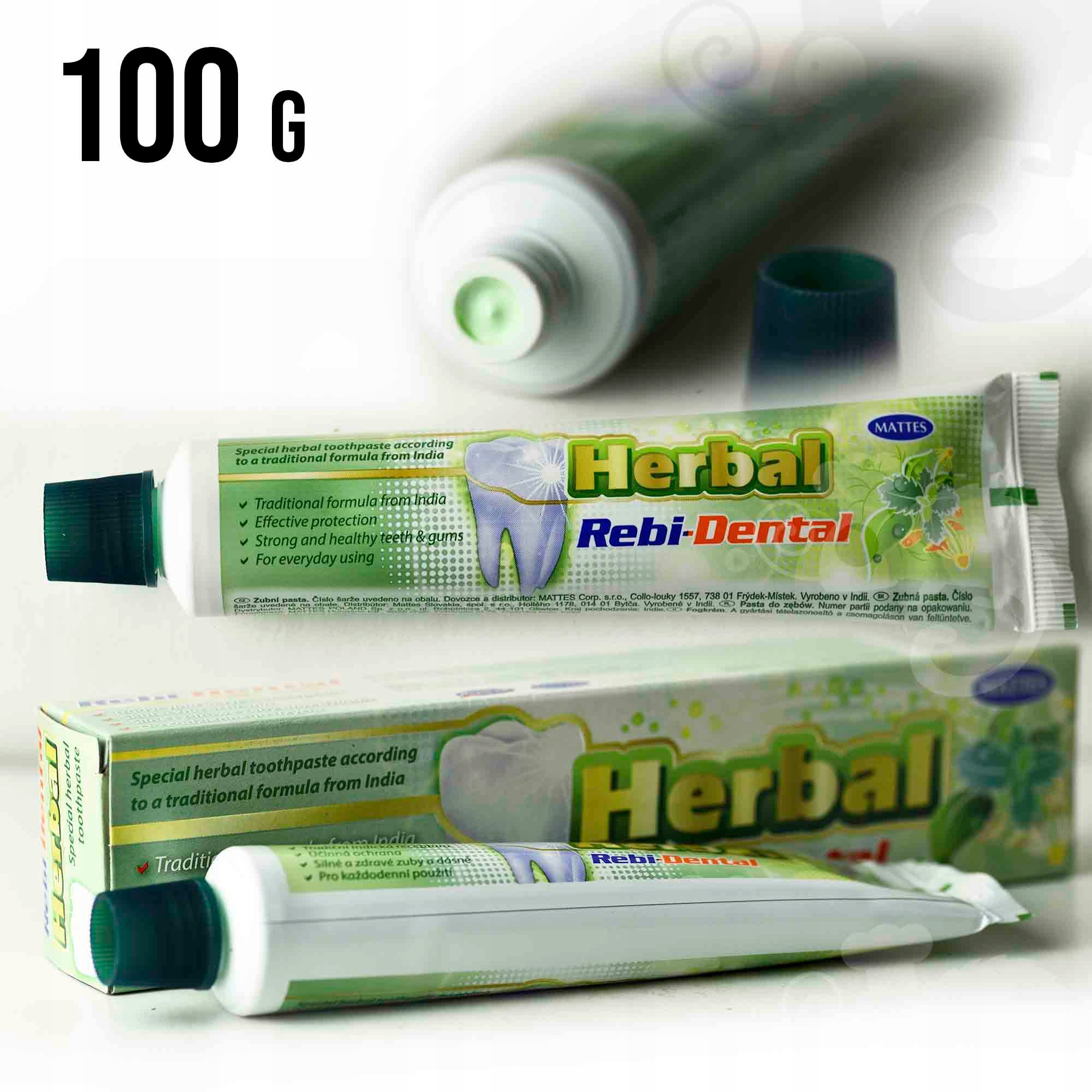 

Pasta Do Zębow Rebi-dental Herbal bez fluoru 100g