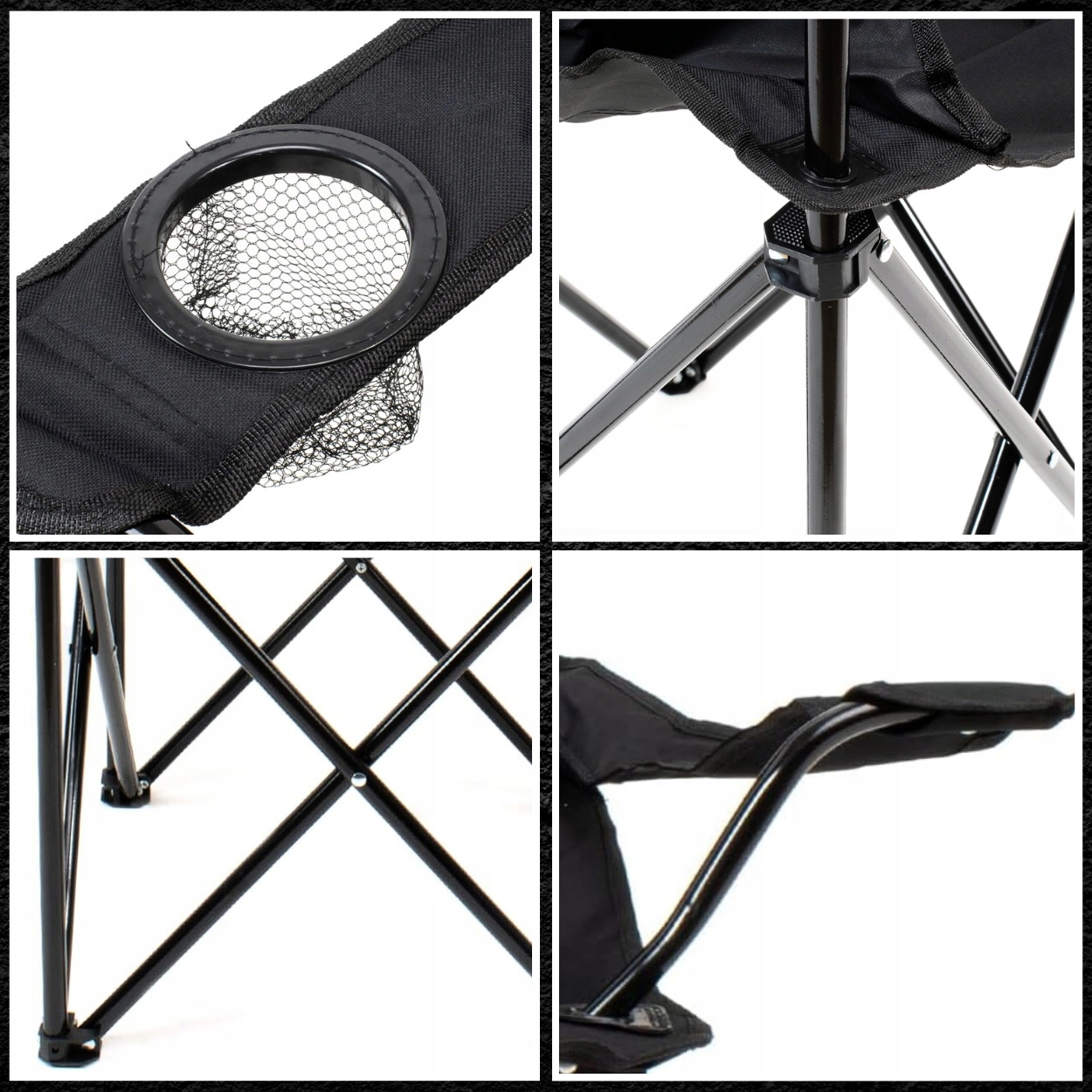 KRZESŁO WĘDKARSKIE RYBACKIE SKŁADANE FOTEL NA RYBY + POKROWIEC EAN (GTIN) 5902340677728