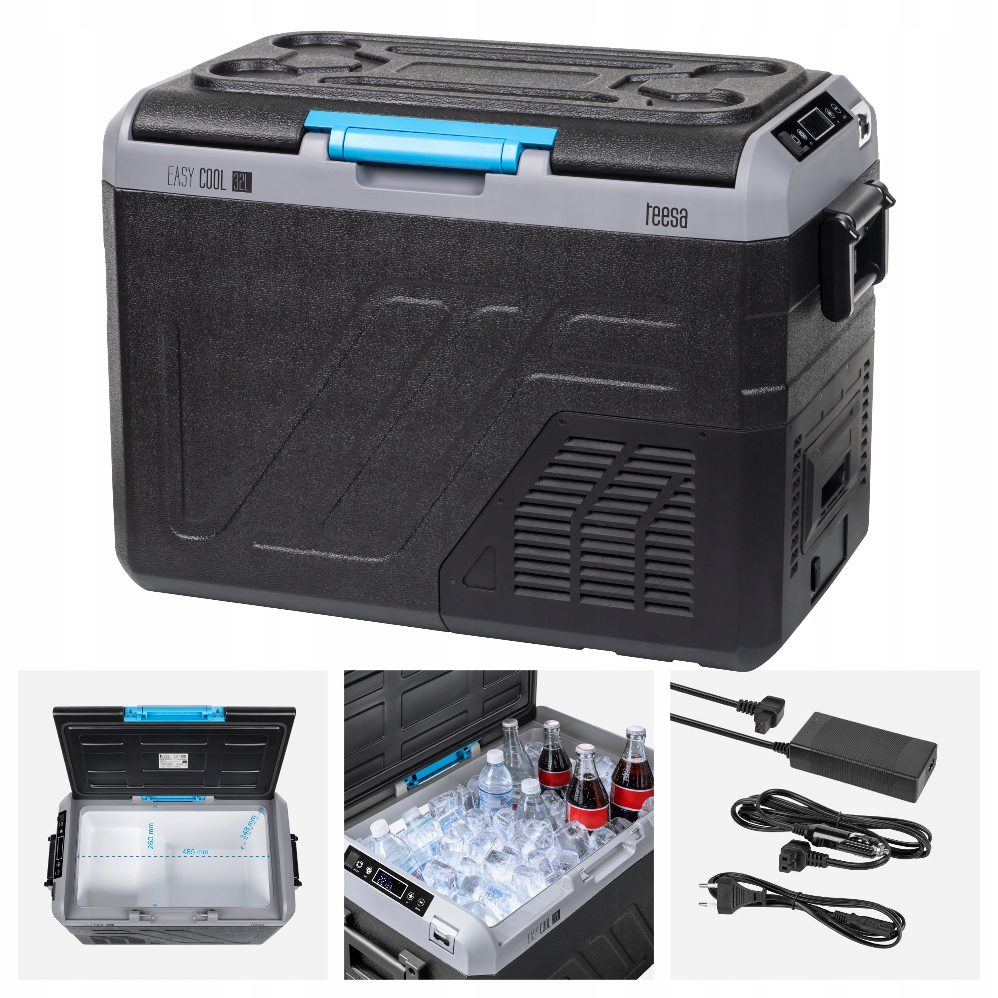 Lodówka turystyczna kompresorowa zamrażarka samochodowa 35L DC12/24 Ac 230V