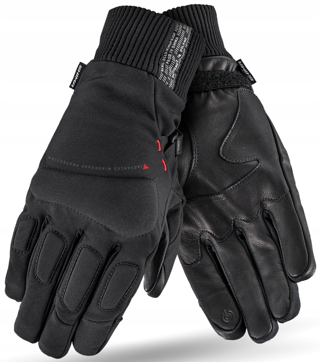 Rękawice motocyklowe Shima Oslo Wind czarne S