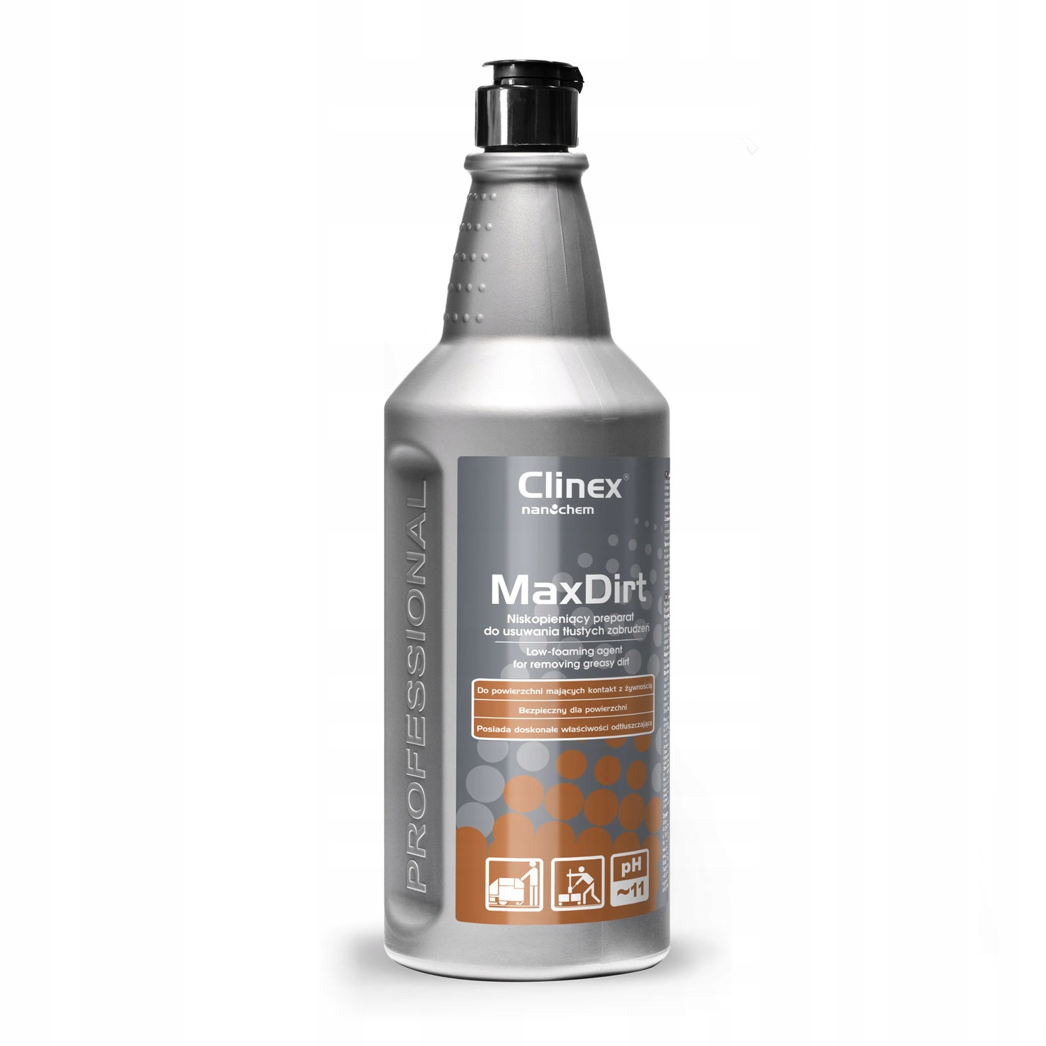 

Clinex MaxDirt do usuwania trudnych zabrudzeń 1l