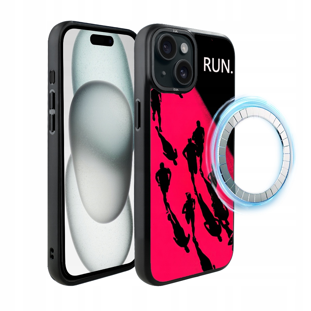 Pouzdro pro iPhone 15 Ibizu DropGuard Matt s MagSafe, noční maraton