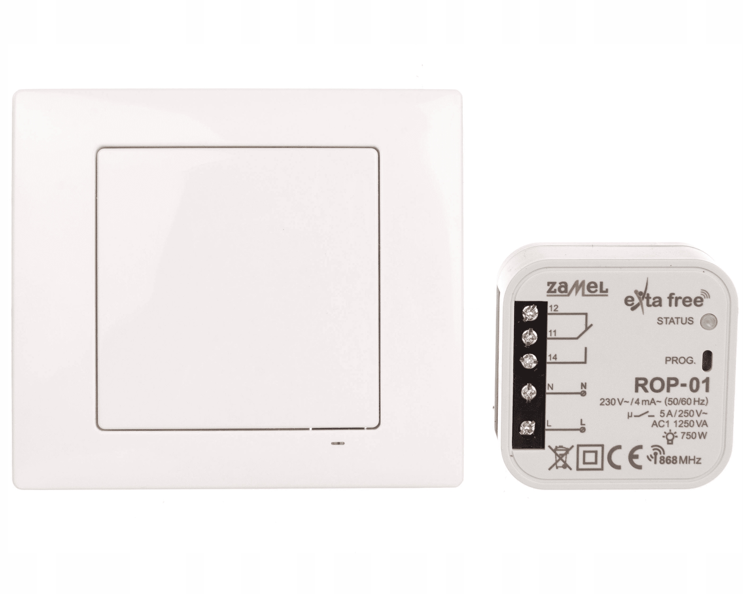 Sada bezdrôtového ovládania RNK-022 ROP-01 Zamel RZB-01 Exta Free