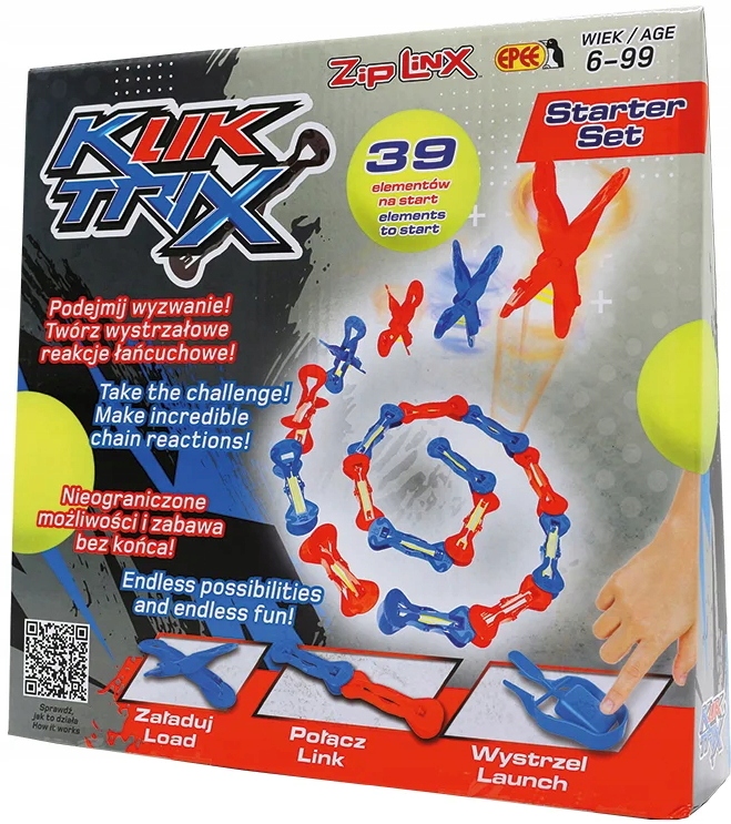 

Epee Klocki Kliktrix Zestaw Startowy 39 El 04247