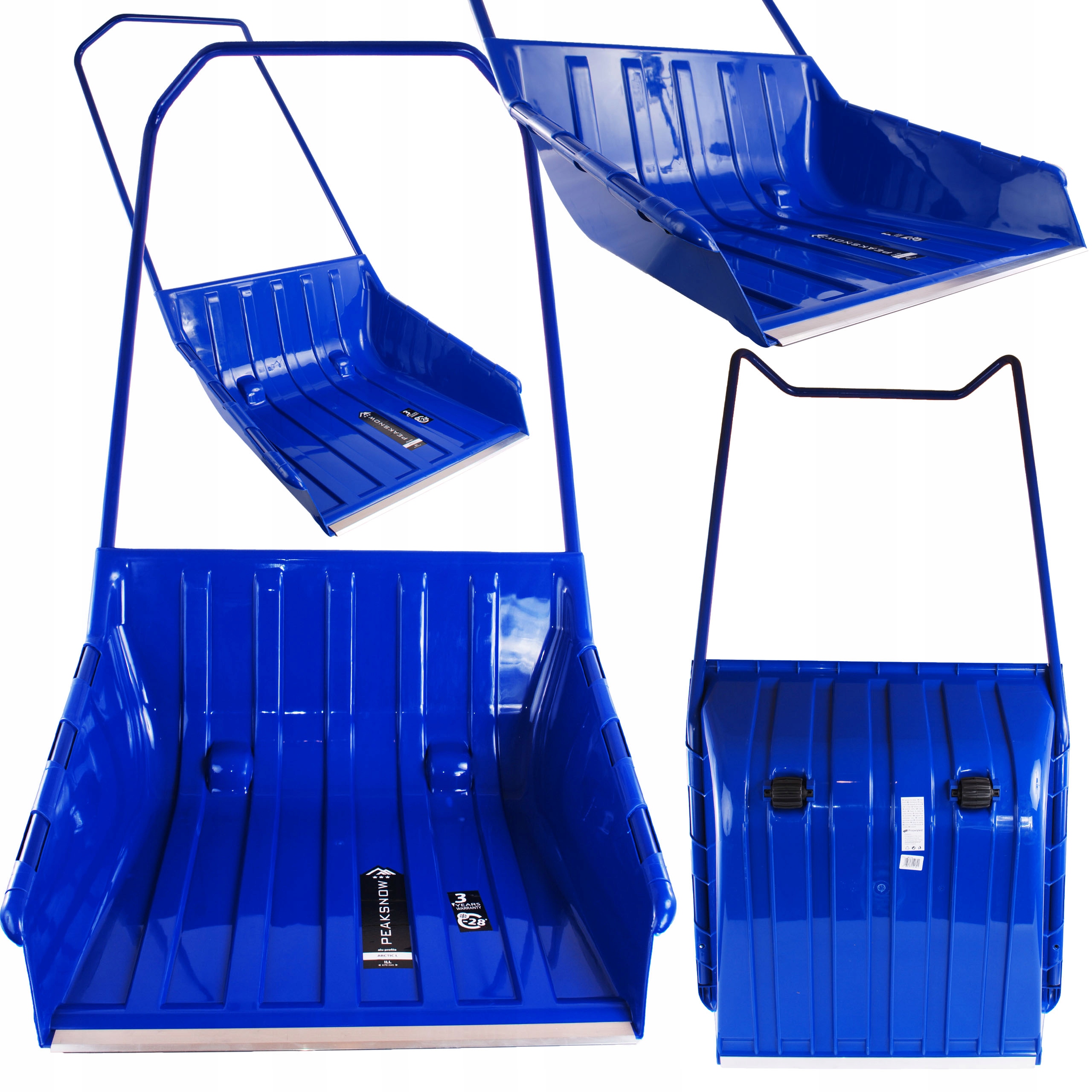 Sněhová Lopata Shrnovač Sněhu 67x149,5 cm Modrá Arctic L