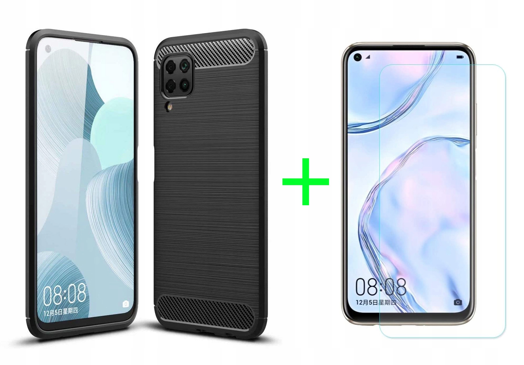 

Etui pancerne + szkło do Huawei P40 Lite