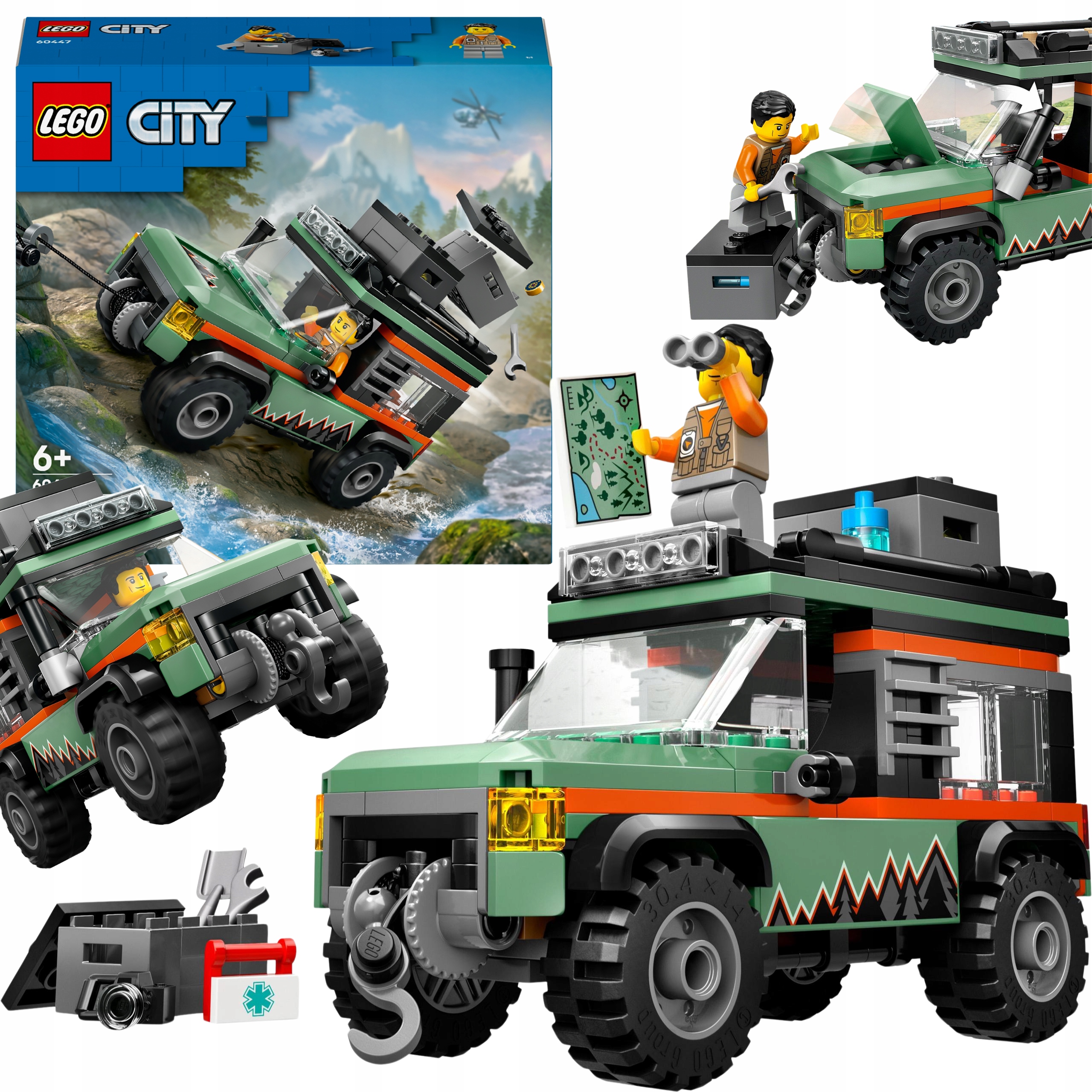 Lego City Premium Auto Ciężarówka Terenowa 4X4 Na Święta Zestaw XXL