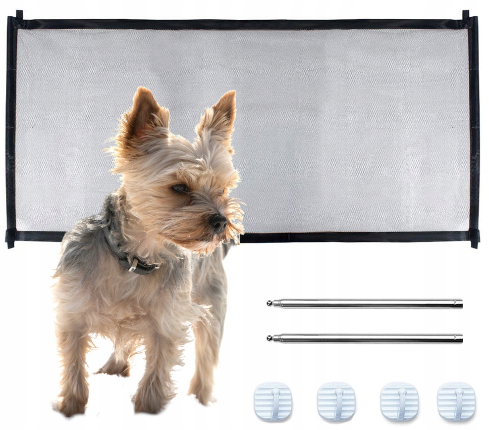 Bramka Zabezpieczająca dla psa Regulowana do 180cm Rodzaj brak informacji