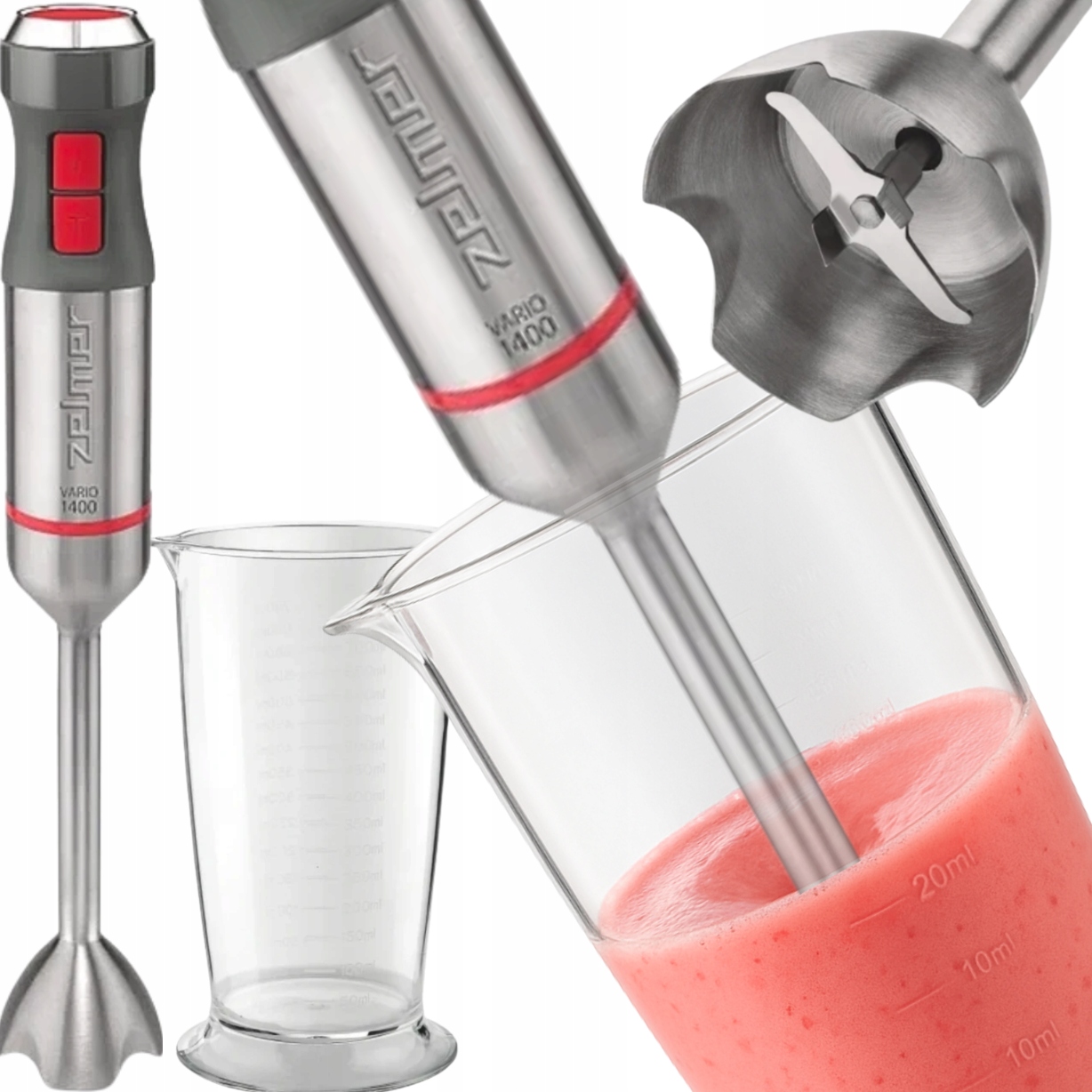Blender ręczny Zelmer ZHB4650 Vario 1400W mikser płynna regulacja turbo