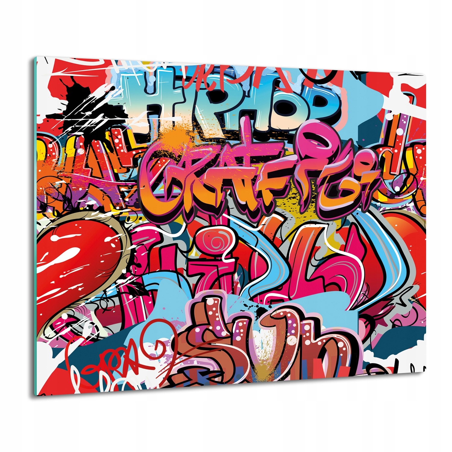 Kryt pro indukční varnou desku Graffiti mur 60x52