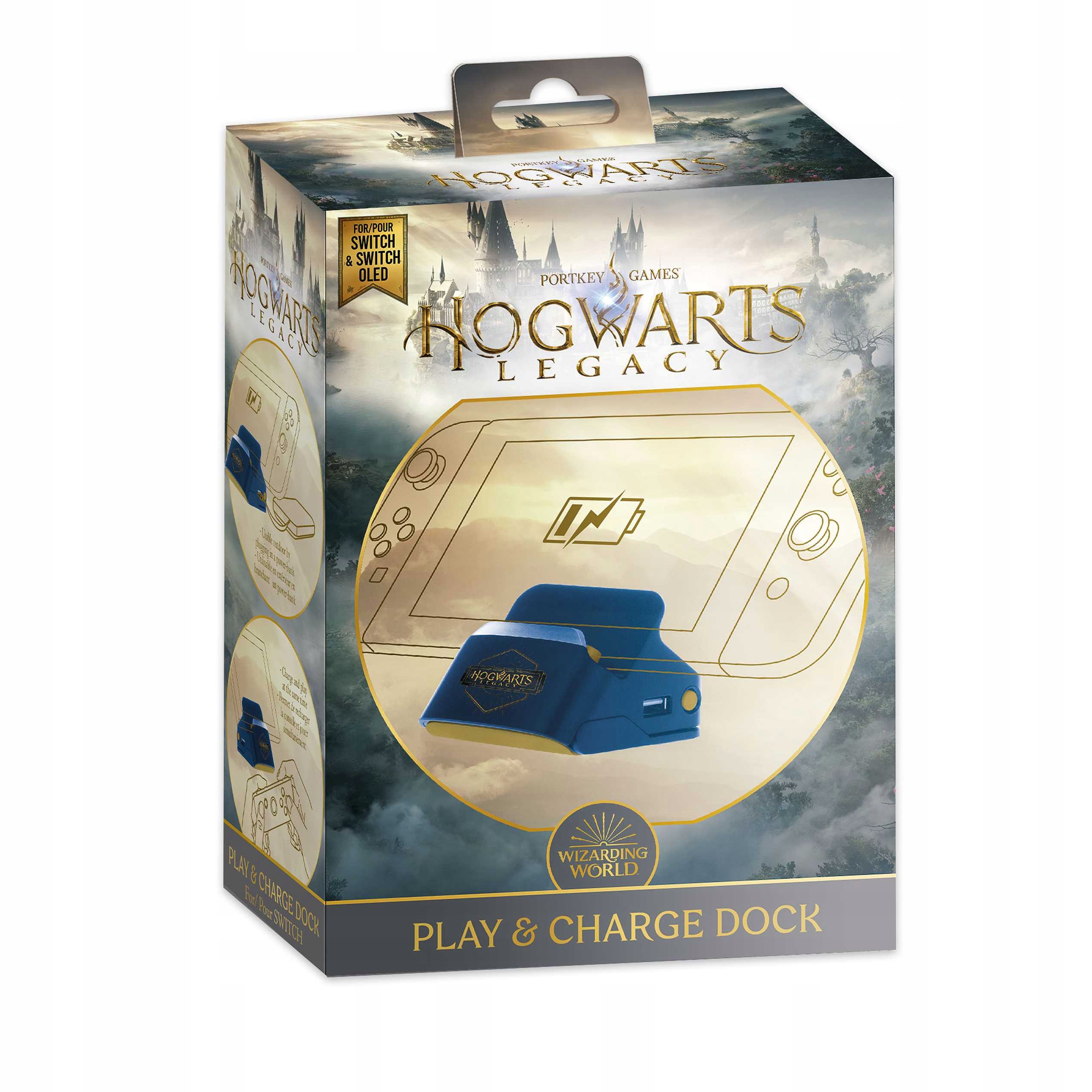 Nabíjecí stanice kombinovaná se stojánkem s motivem Hogwarts Legacy