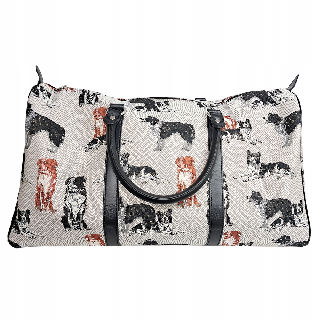 Taška Cestovní taška Gobelin vzor pes Border Collie