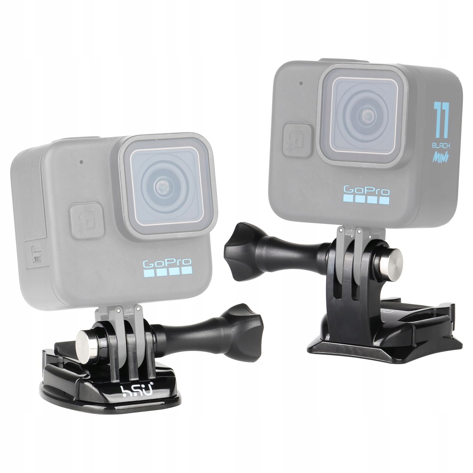 Zestaw Mocowań Kaskowych Do GoPro Klej 3M Śruby 12w1 Insta360 Osmo HSU — miniatura 2