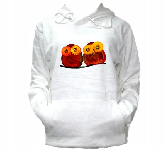 

S Bluza Kaptur Damska Sowy Owls Oryginalne Wzory