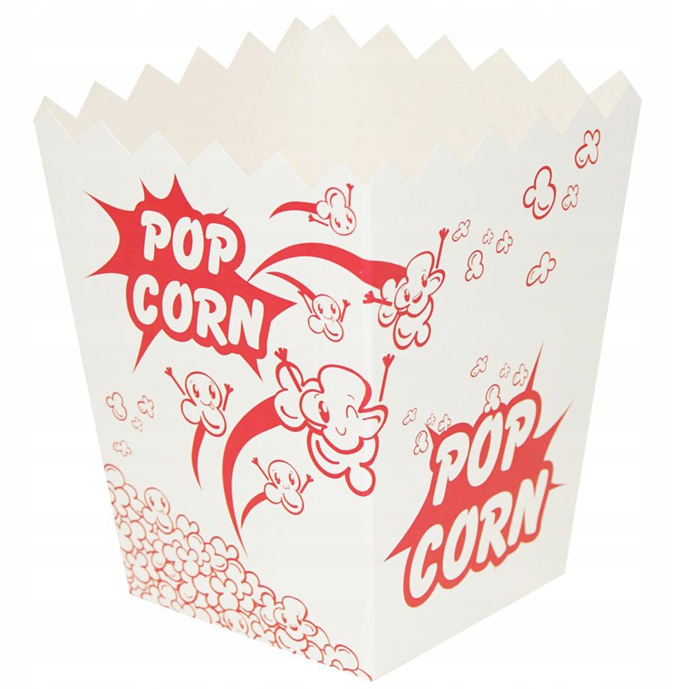 

Kubki na Popcorn Mały pojemność 25g/0,50l 100 szt.