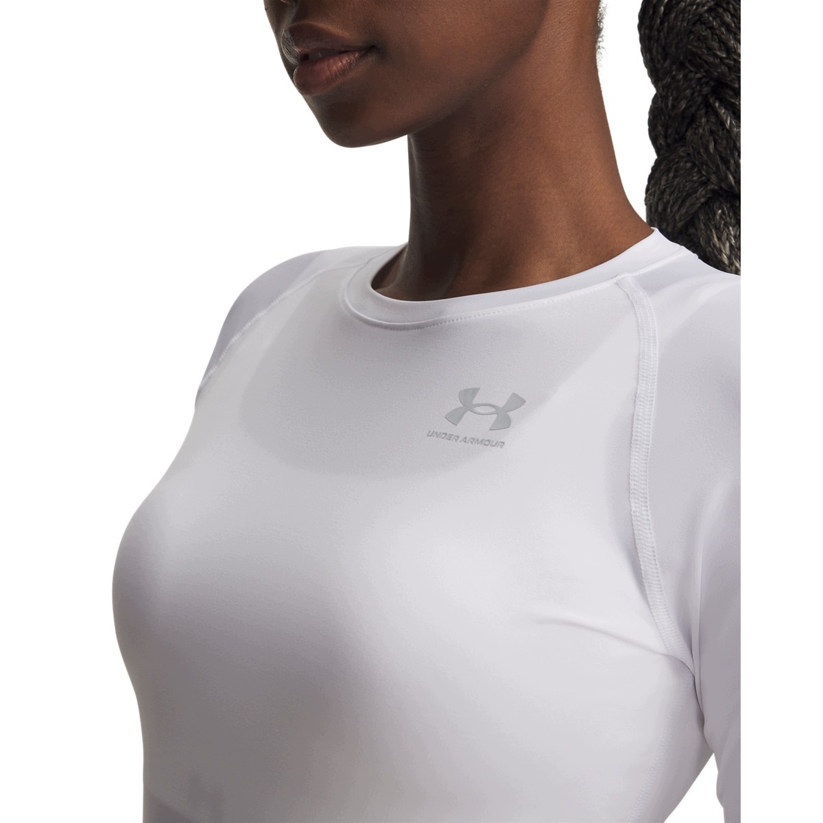 Koszulka treningowa długi rękaw Under Armour Xs biały