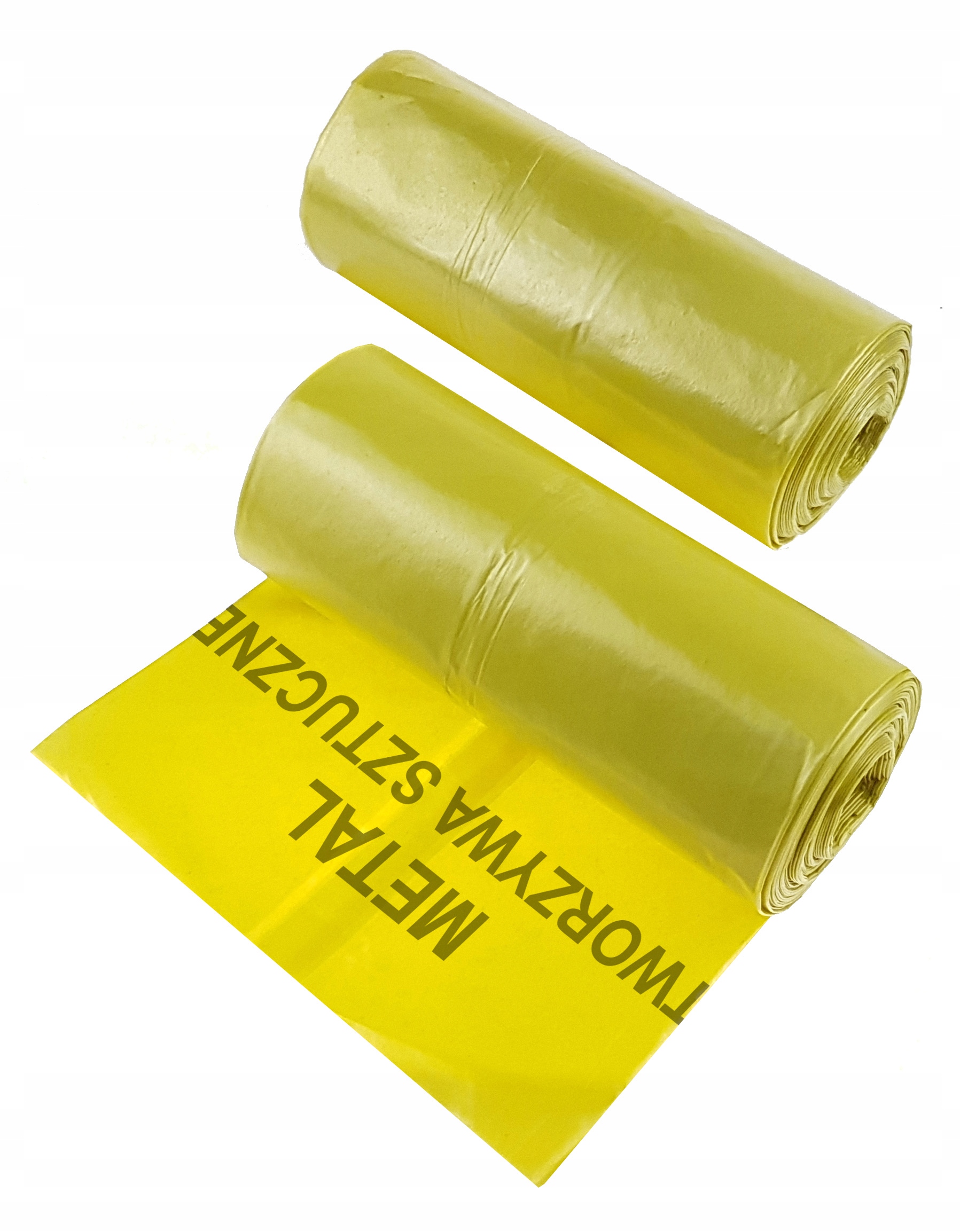 мішки для розділення пластику 120 л (Жовтий) 50 шт.