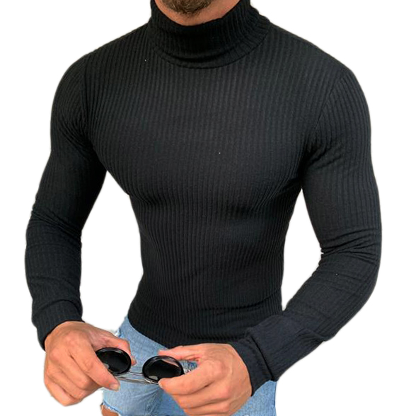 

Sweter Golf Męski Slim fit Athletic Elastyczny