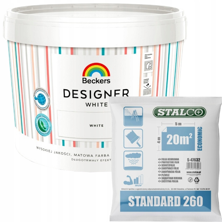 

Beckers Designer White Farba lateksowa Biała 10l