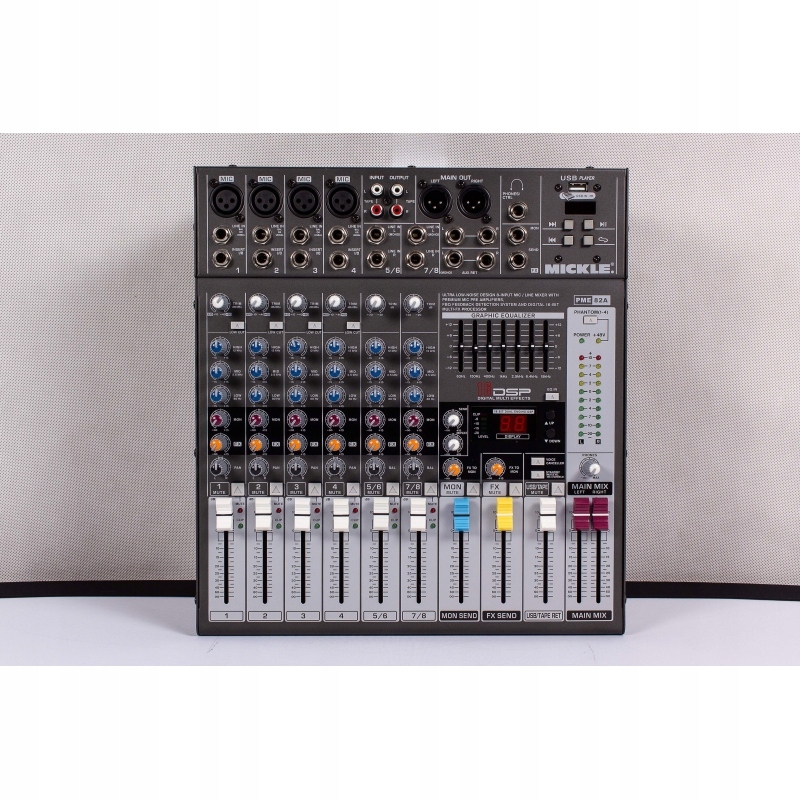 Powermixer PME82A DSP USB BLUETOOTH 2x200 Вт/RMS