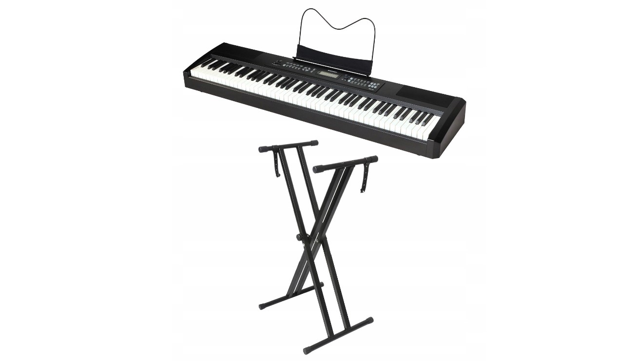 PIANINO CYFROWE RINGWAY RP35 BK + MOCNY STATYW AUTORYZOWANY SPRZEDAWCA