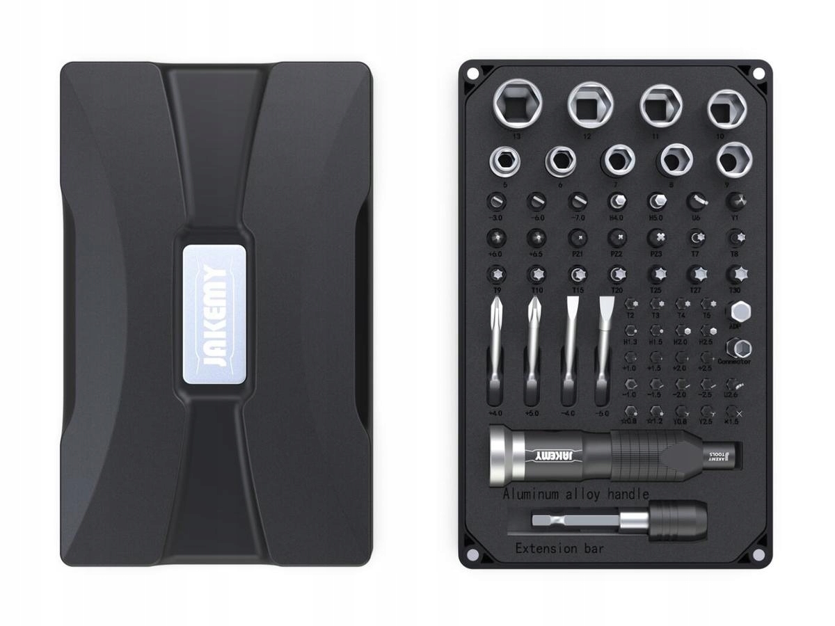 Wkrętak zestaw Jakemy JM-6125 60 el.