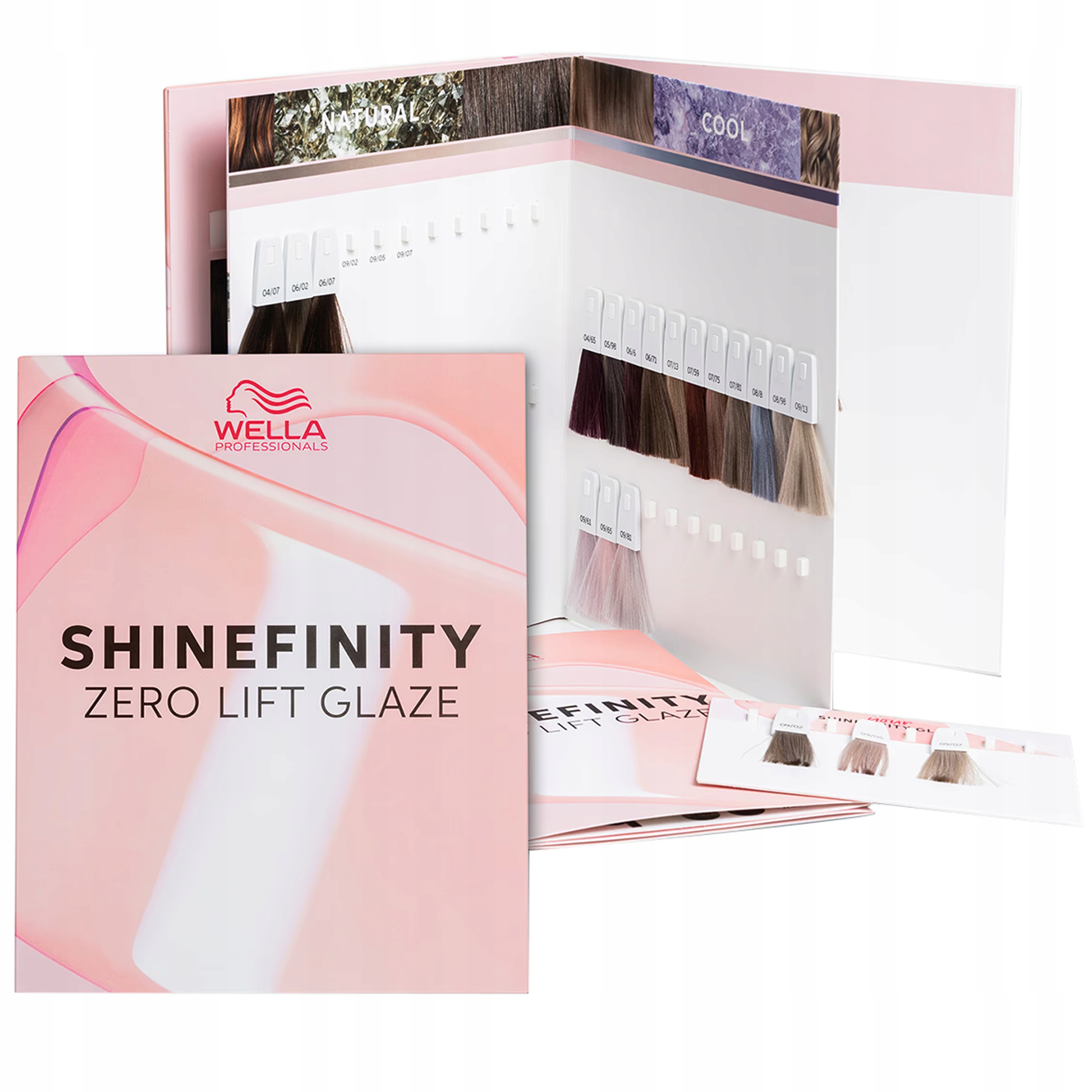 Paleta inspirace pro barvy vlasů Wella Shinefinity pro salony 1 ks
