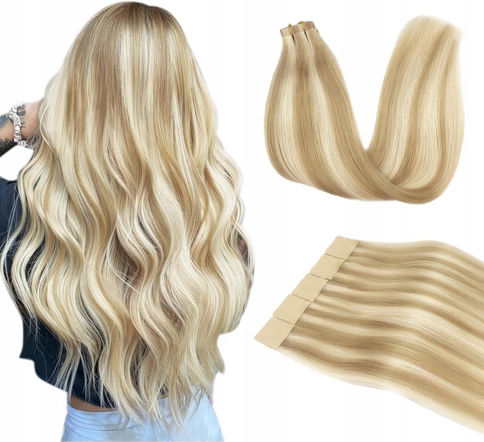 Wennalife Přírodní Vlasy Na Pásku Gold Blond 1A113