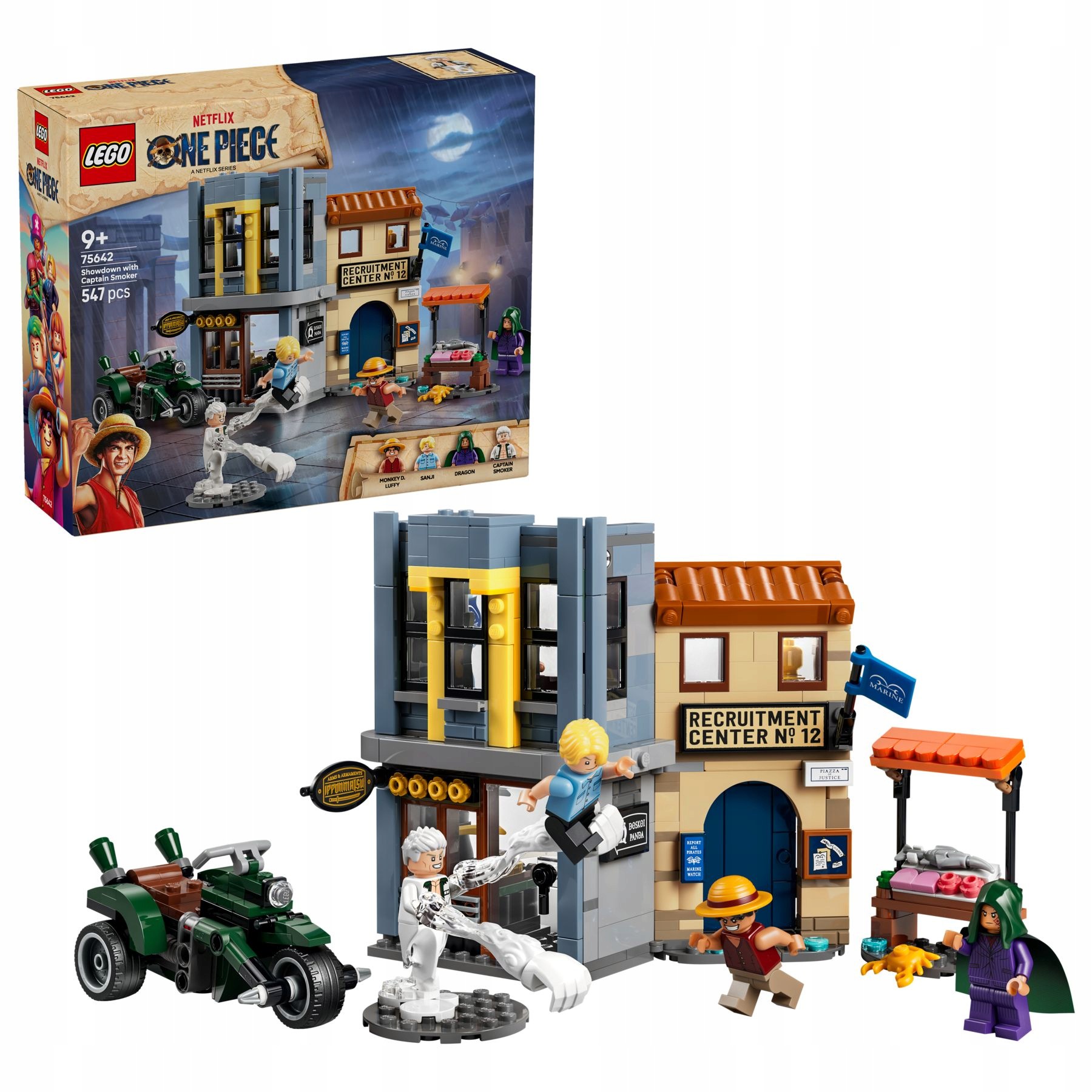 stavebnice Lego One Piece 75642 Střet s kapitánem Smokerem