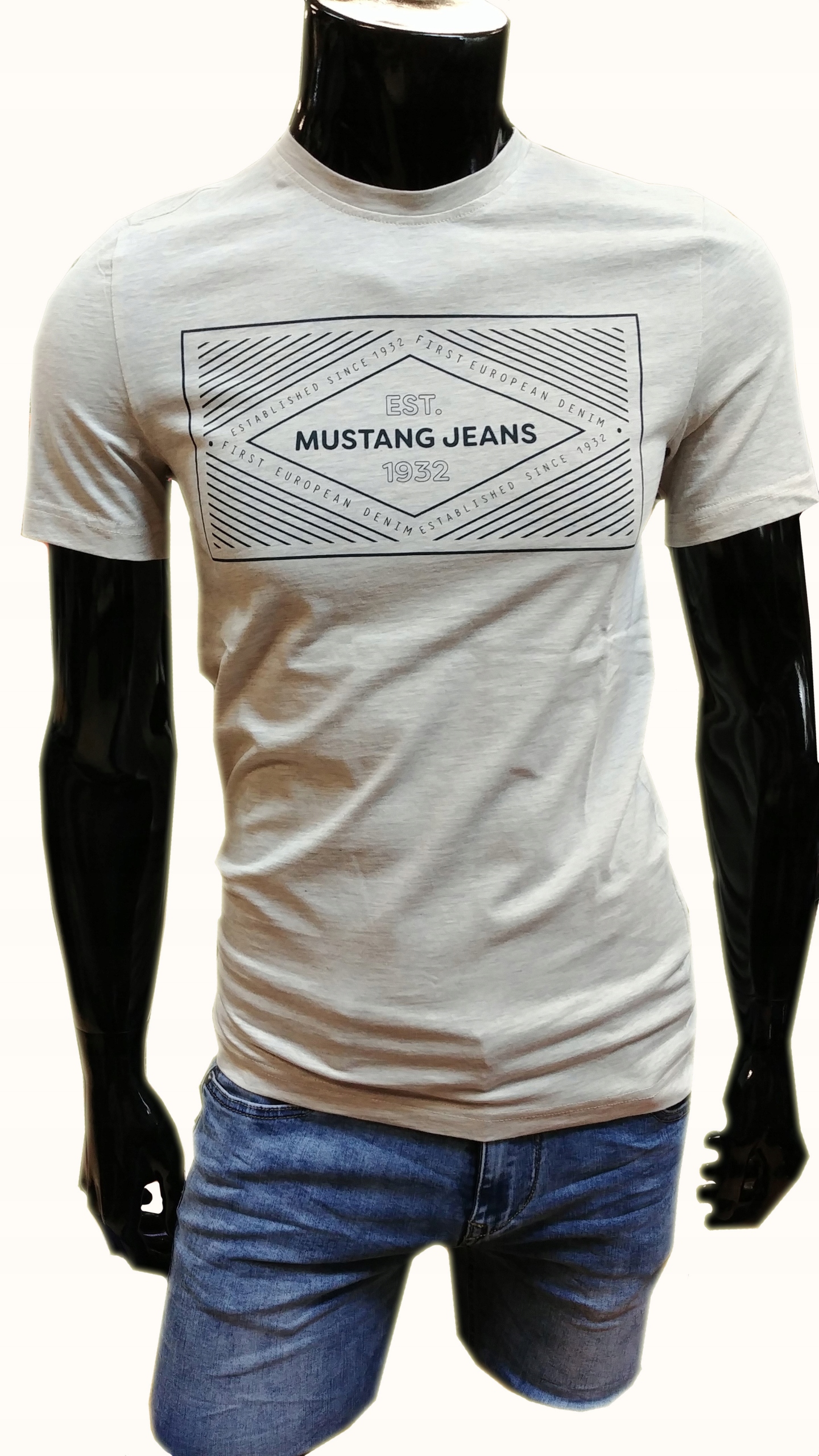 

T13 T-shirt męski koszulka Mustang S 100% bawełna