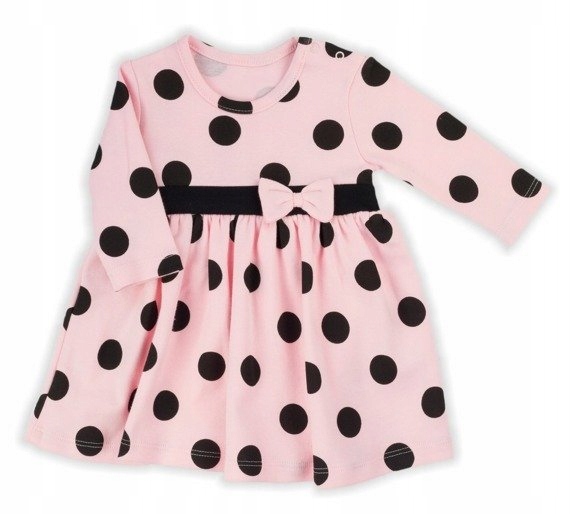 

Bodosukienka polka dot 80 sukienka z body długi r.