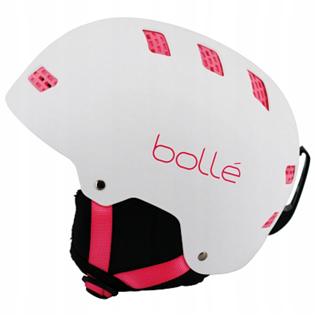 Dětská lyžařská helma Bollé B-slide Jr White Pink Matte