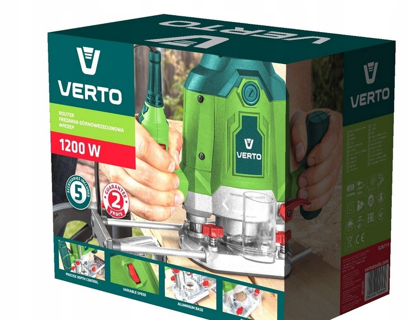 FREZARKA GÓRNOWRZECIONOWA 1200W Zasilanie sieciowe