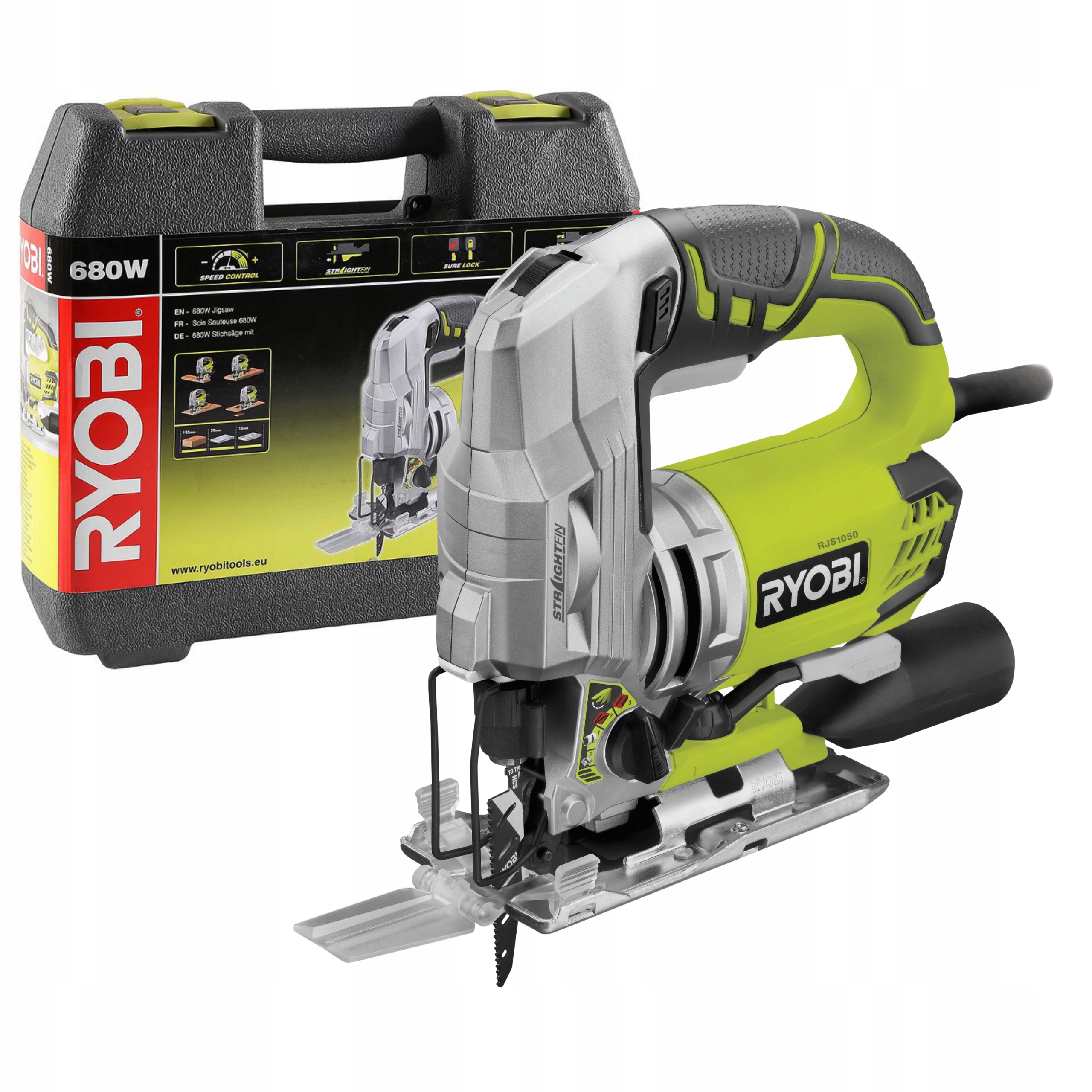 

Wyrzynarka Elektryczna Ryobi RJS1050-K 680W Led