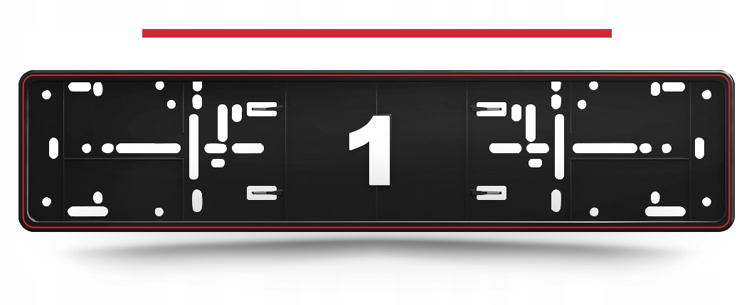 Audi 2 ramki ramka tablicy rejestracyjnej