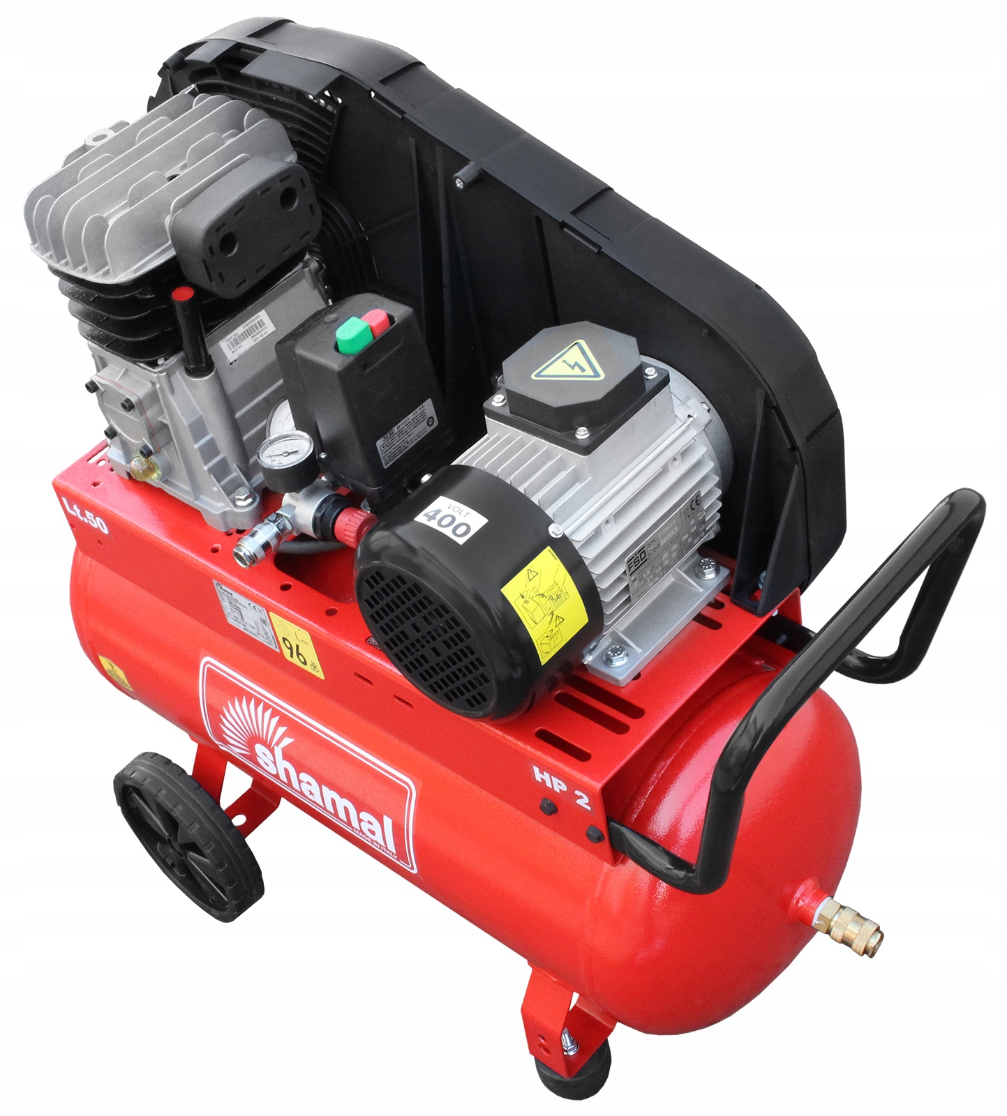 Sprężarka kompresor Shamal CT 255 l/min LT 50 SB28 10 BAR Model CT 255/50 SB28