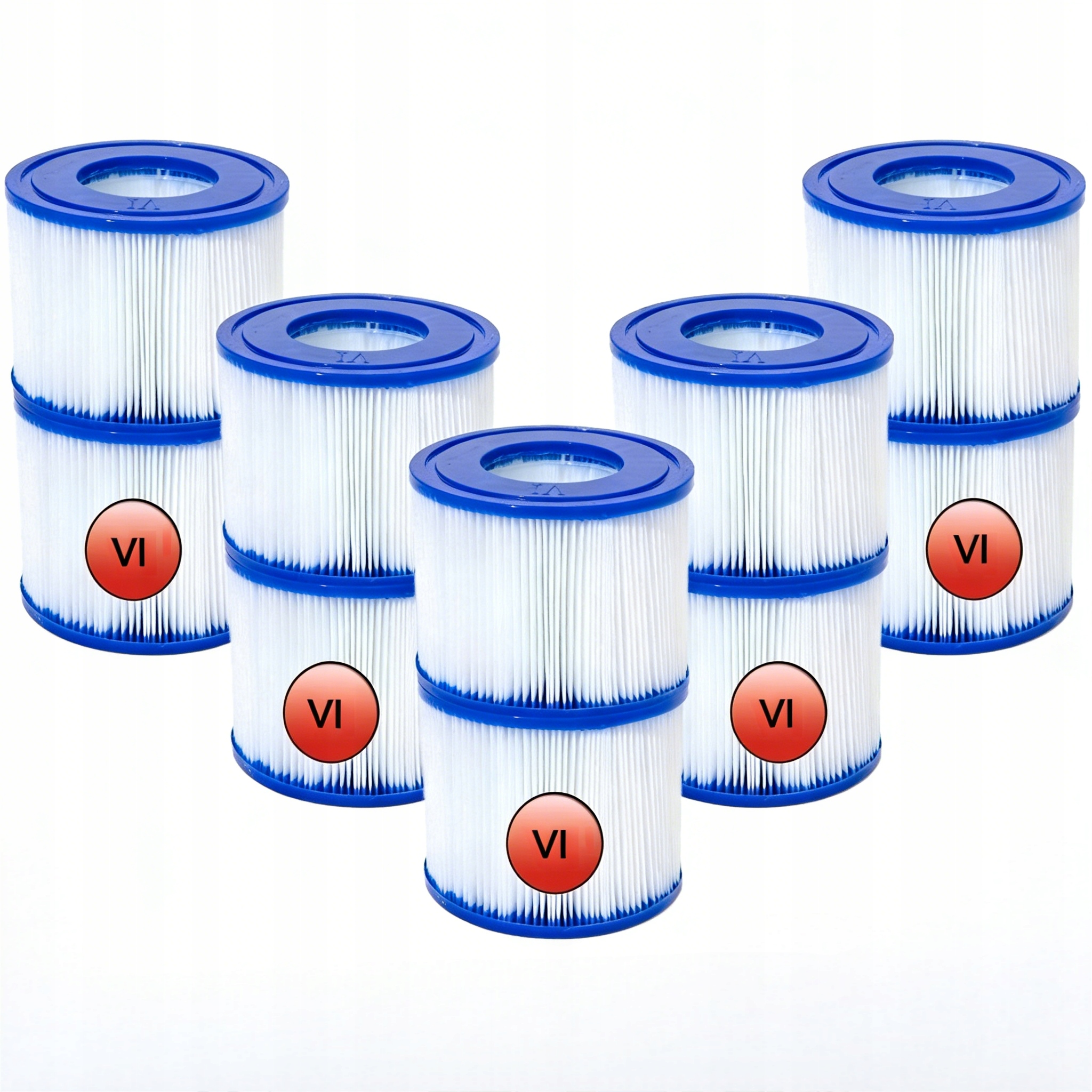 10 x filtrační vložky typu VI pro čerpadlo Bestway Lay-Z-Spa 60311
